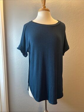 Matty M Women's Short Sleeve Tee in Deep Teal